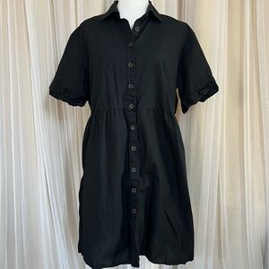 Button up dress